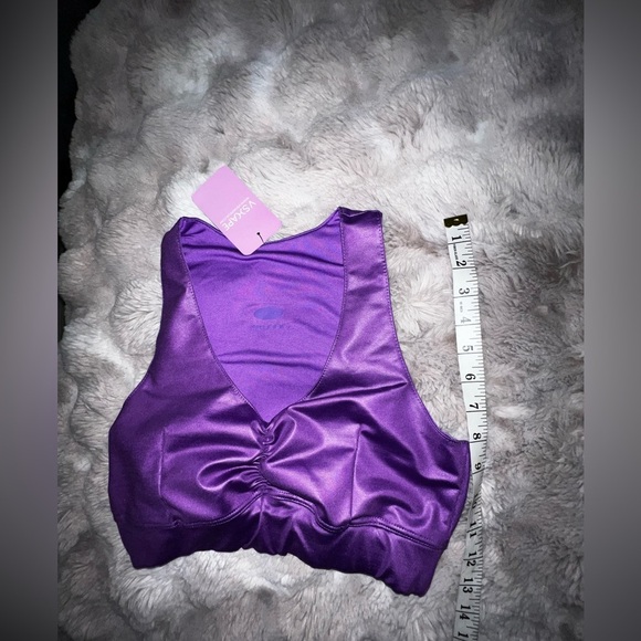 New Colombian VShape US purple Sport Bra and leggings, Set S-M - Picture 8 of 16